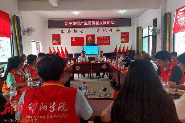 专家学者齐聚新宁把脉脐橙发展_邵阳头条网